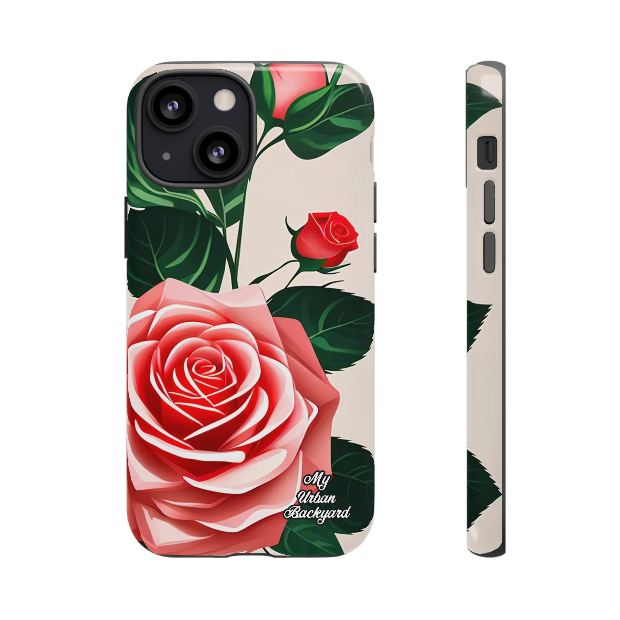 Pink Rose Flowers, Cell Phone Case - Apple, Samsung or Google Pixel