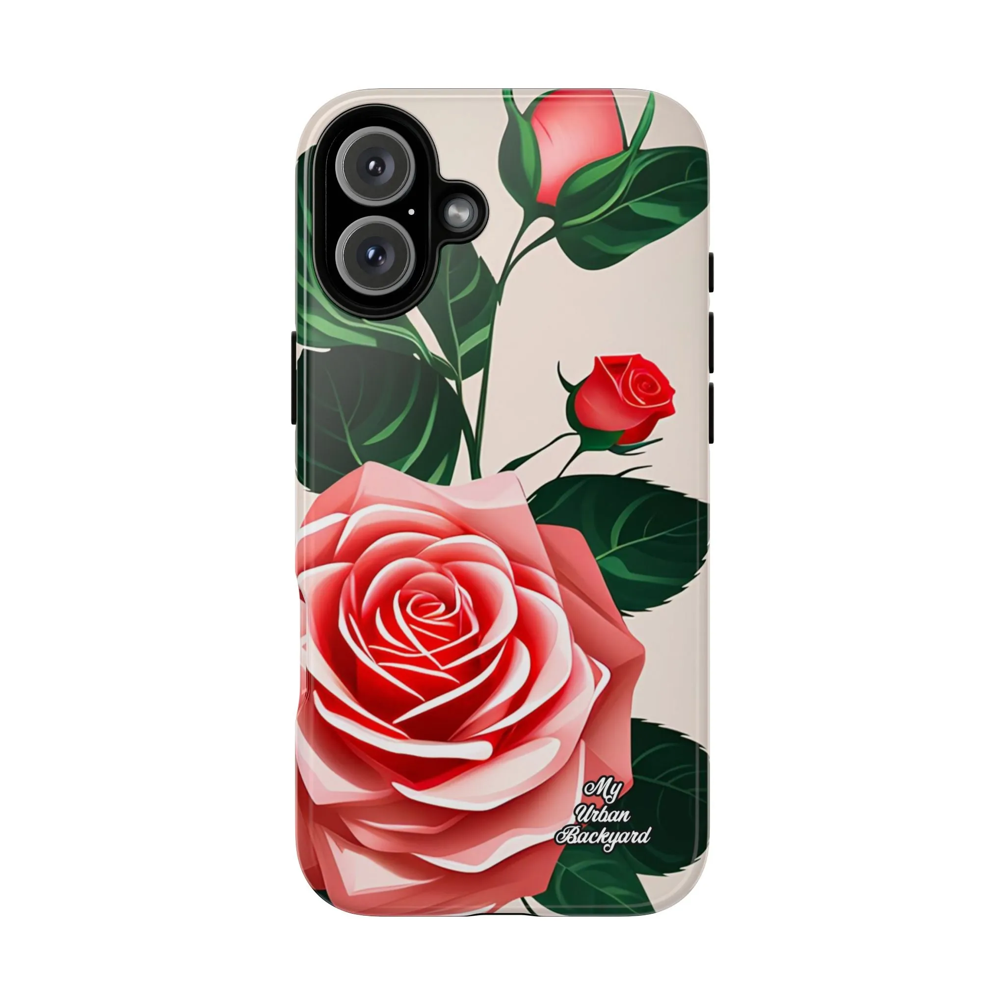 Pink Rose Flowers, Cell Phone Case - Apple, Samsung or Google Pixel