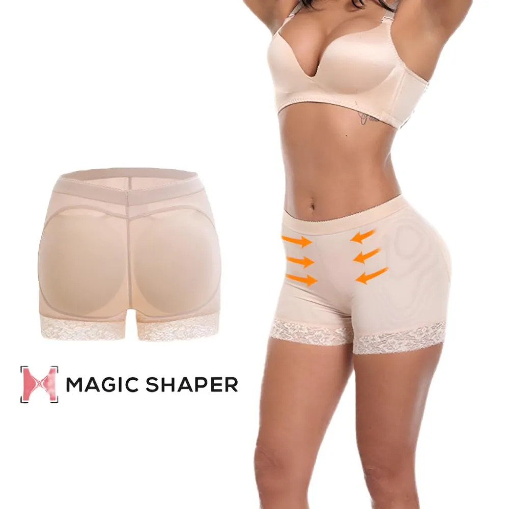 Premium Medium Waist Lace Butt Lifter Body Shaper