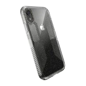 Presidio Perfect-Clear Glitter   Grips iPhone XR Cases