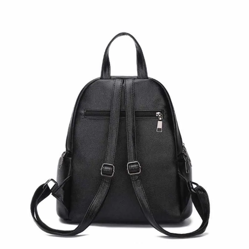 PU Leather Backpacks for Teenage Girls