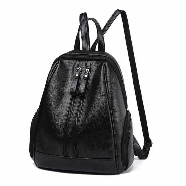 PU Leather Backpacks for Teenage Girls