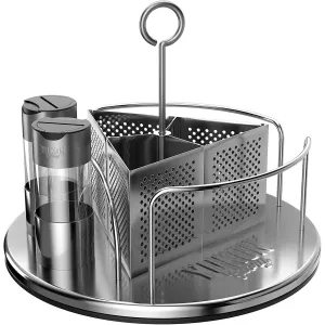 Rotating Condiment and Utensil Caddy