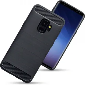 Samsung Galaxy A51 5G Carbon Fibre Gel Cover - Black