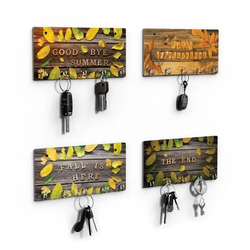 Season Shift Key Holder - Set Of Four