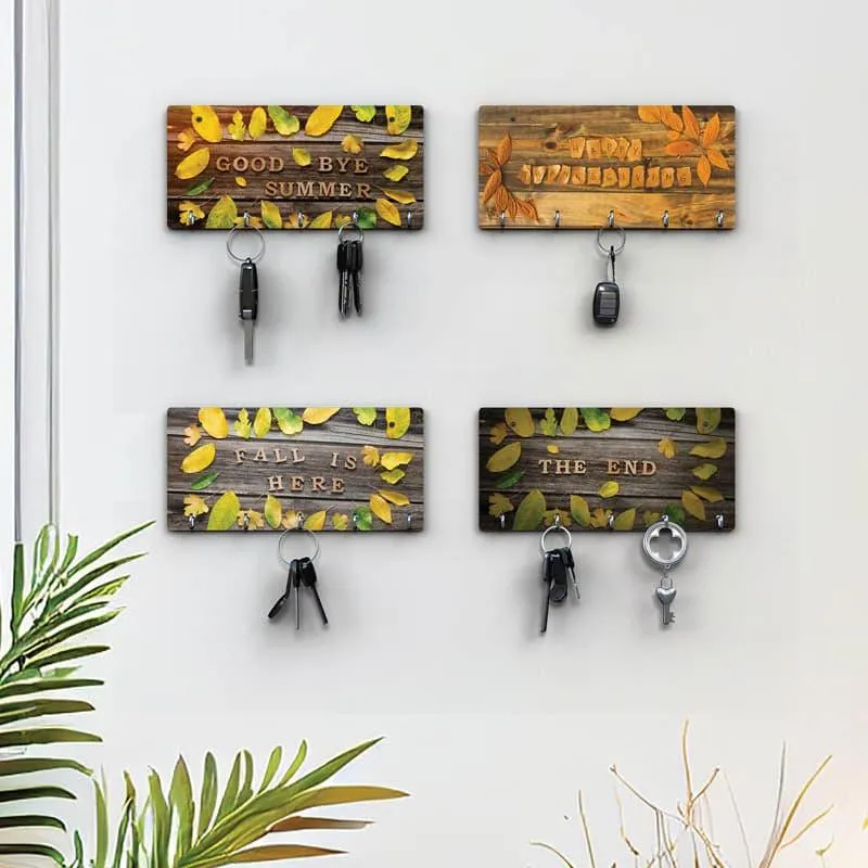 Season Shift Key Holder - Set Of Four