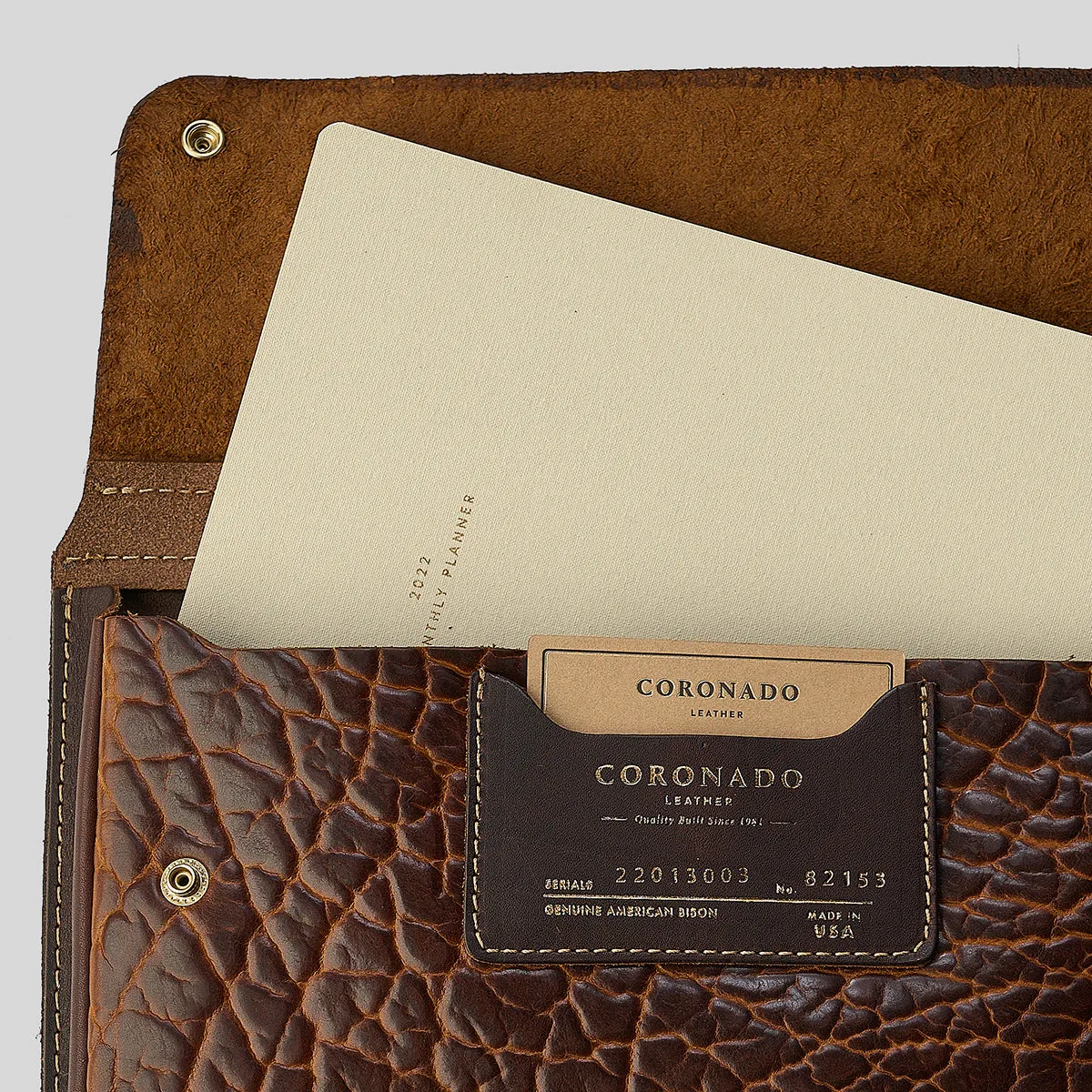 Shrunken Bison & Horween® Hard Cases