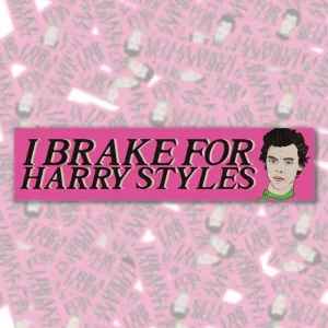 Sticker - I Brake For Harry