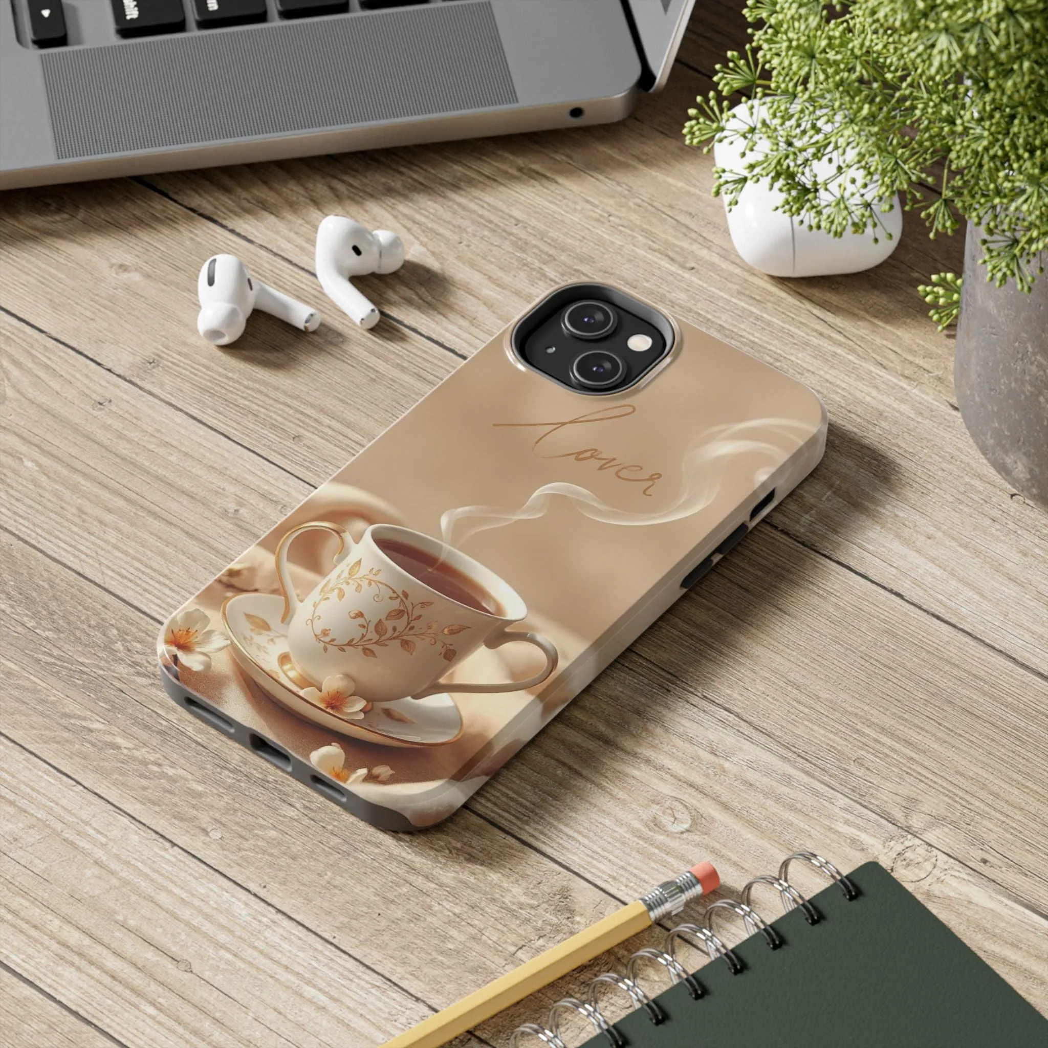 Tea Lover Phone Case - Cute Tea Design for iPhone & Samsung, Perfect Gift for Tea Enthusiasts, Stylish and Protective