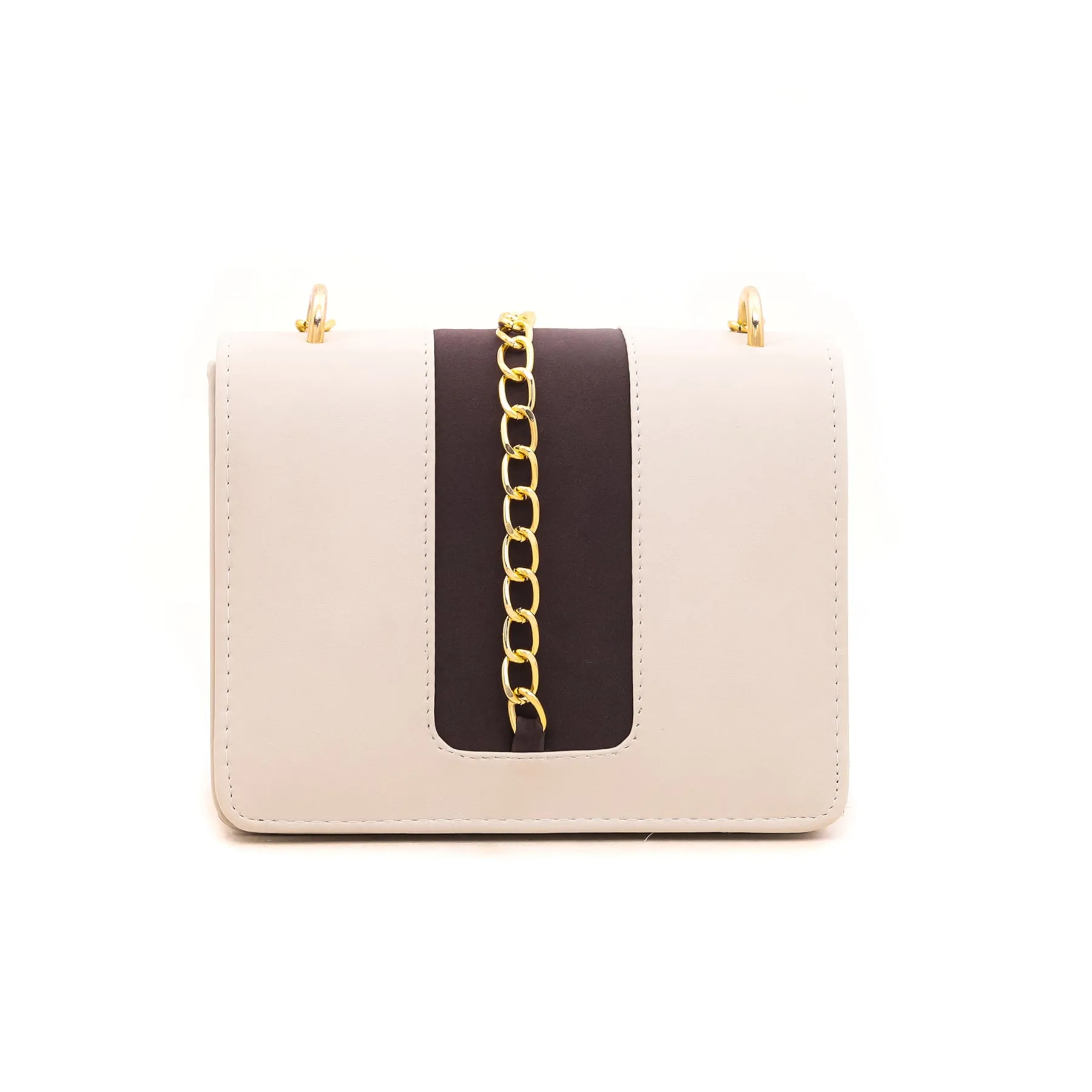 White Casual Shoulder Bag P54316