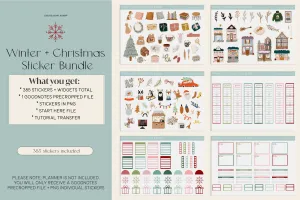 Winter - Christmas Sticker Bundle